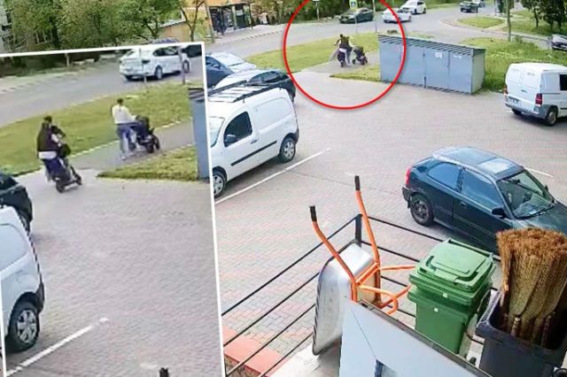 O mamă și un bebeluș, spulberați de o trotinetă electrică