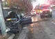 VIDEO A intrat, rupt de beat, cu mașina, într-un stâlp din Focșani