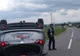 Accident cu trei autoturisme și un tir, pe "Drumul morții" - E85. O mașină s-a răsturnat