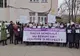 Protest al sindicaliștilor TESA la Ministerul Sănătății. Angajații din spitale, nemulțumiți că salariile lor nu s-au majorat - Risc uriaș de blocaj