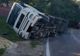 Camion răsturnat pe DN 2D, spre Ojdula