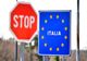 Italia a suspendat tratatul Schengen și a reluat controlul la granițe
